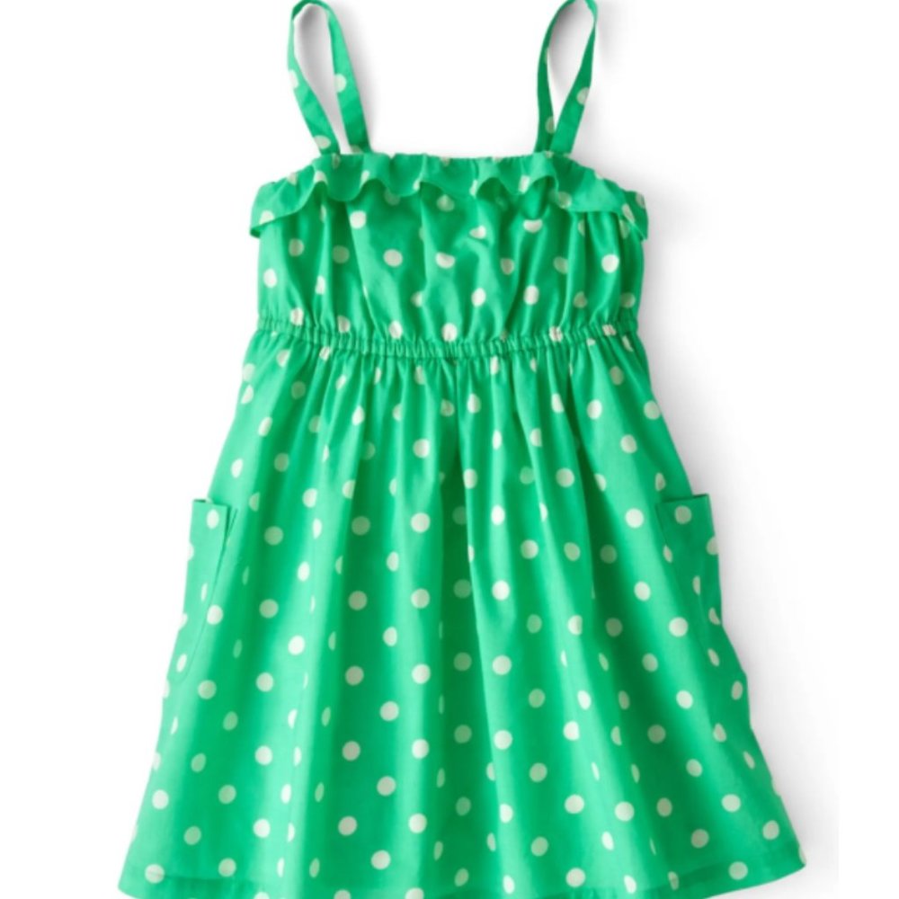 Mini Boden Girls Ruffled Sun Dress (Size: 2-3Y)